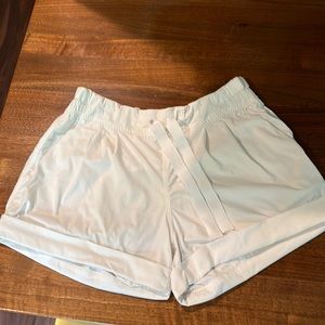 Lululemon Spring Break Away White Shorts Size 6